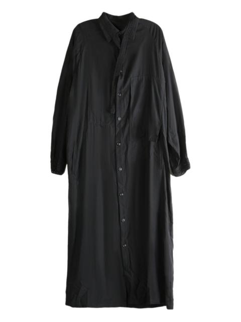 button-cuff shirt dress