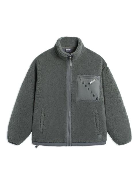 Li-Ning BadFive Logo Polar Fleece Jacket 'Grey' AFDSA67-5