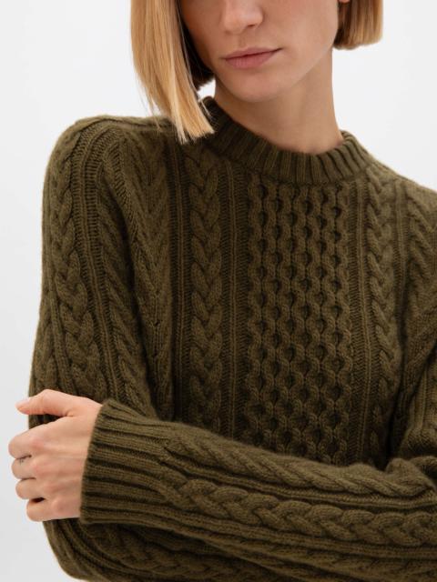 Aran Cable Cashmere Jumper