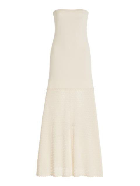 Romy Knit Maxi Dress ivory