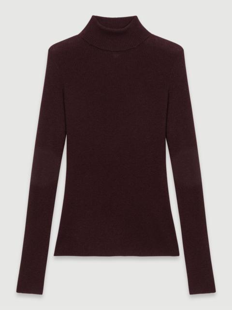 Wool and silk jumper