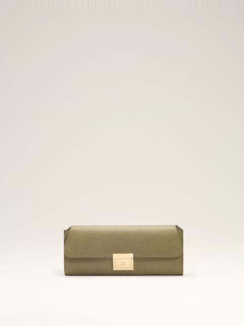 GREEN SMOOTH LEATHER MIMI POUCH