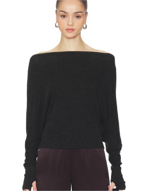 Cashmere Jersey Dolman Top