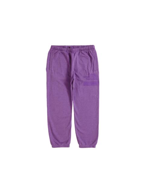 Supreme The North Face Pigment Printed Sweatpant (FW22) Purple