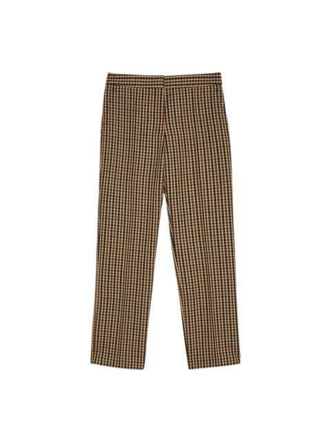 Micro Check Trousers