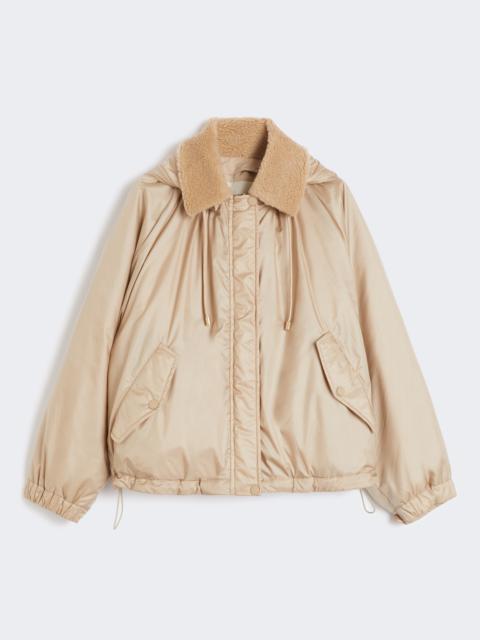 ARLES Reversible water-repellent canvas windbreaker
