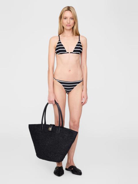 Bellamy Bikini Bottom - Black And White Stripe