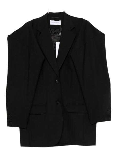 wool double-breasted blazer