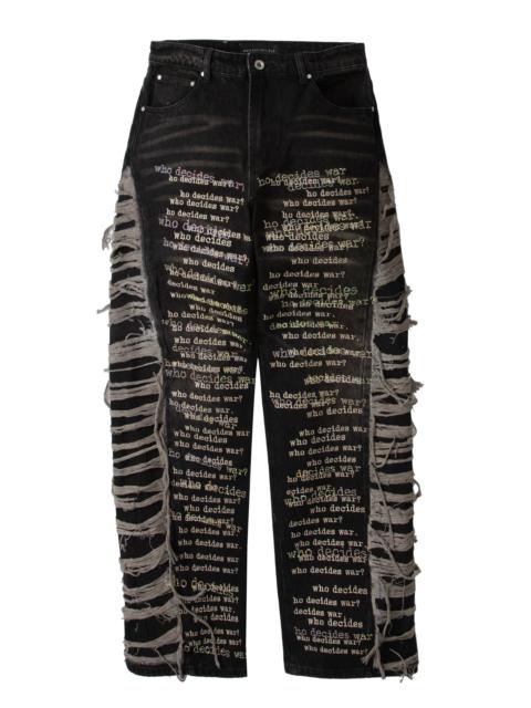 ULTRA FLARE SCRIPTURE DENIM