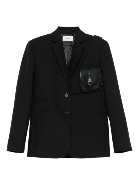 single-breasted blazer