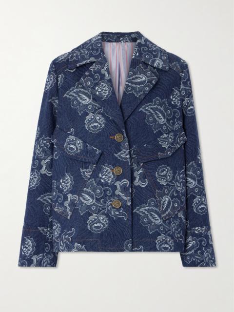 Oversized Cotton-jacquard Jacket