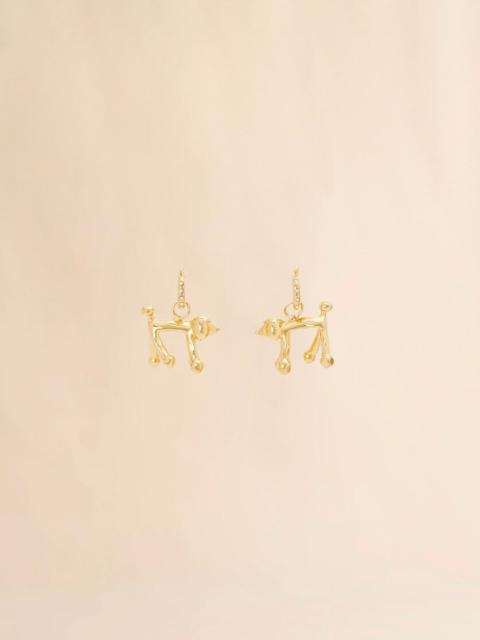MARNI ZOO POODLE EARRINGS