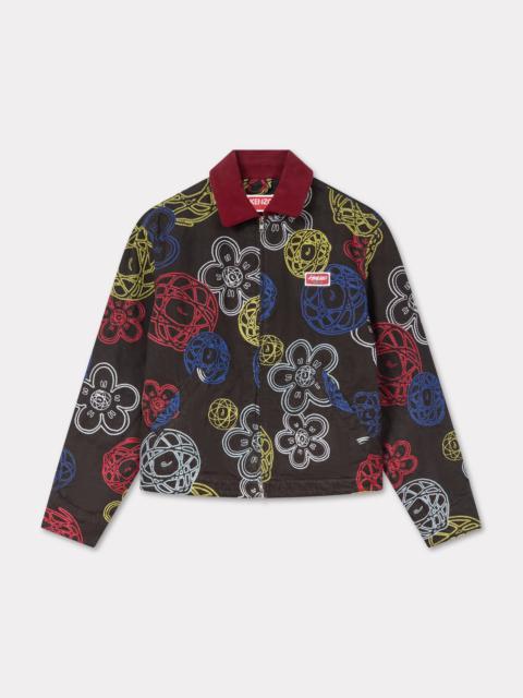 'Kenzo x Futura 2000' embroidered zip-up utility jacket