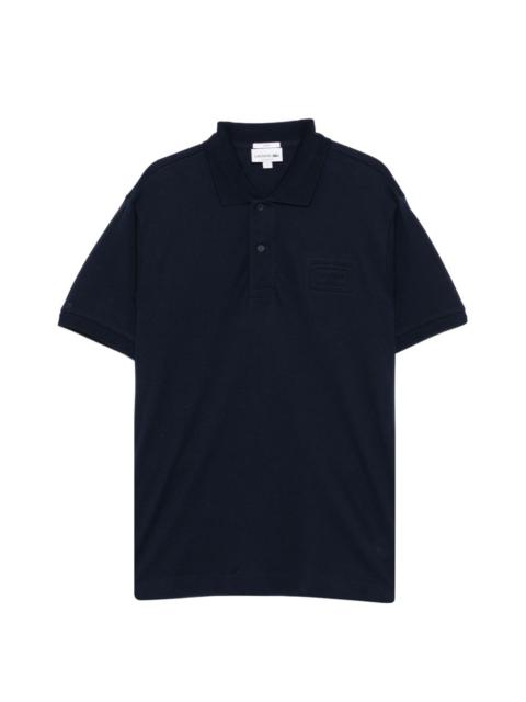 logo-embroidered polo shirt