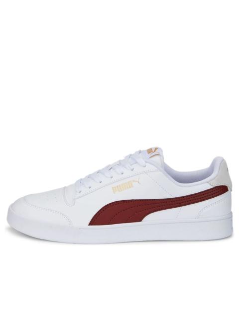 PUMA Shuffle Trainers 'White Burgundy' 309668-23
