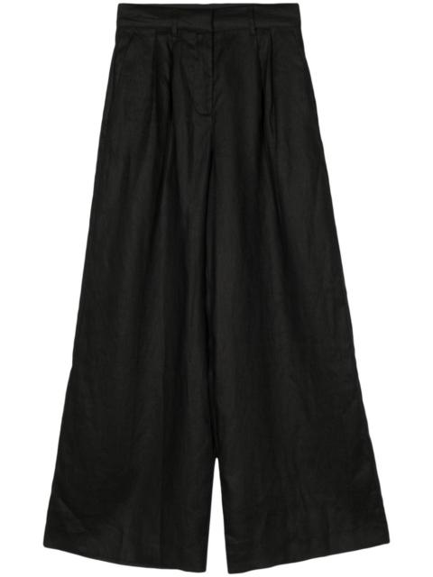 Sasha wide-leg linen trousers