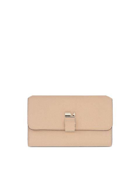 NoLo pebble-texture leather clutch bag