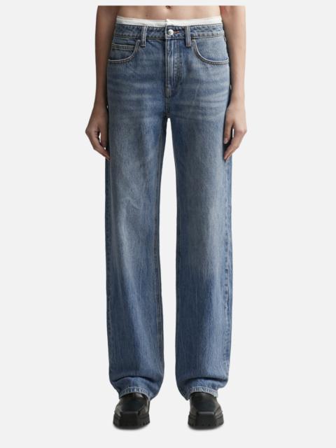 PRE-STYLED DENIM JEANS