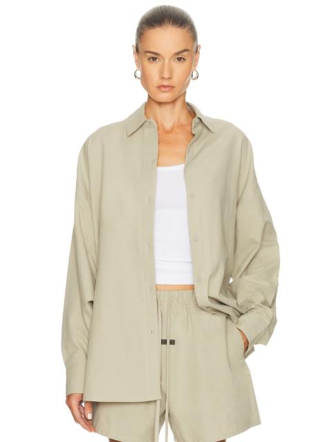 Brushed Oxford Relaxed Shirt