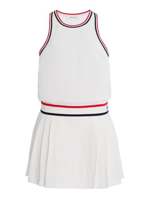 Phoebe Pleated Mini Tennis Dress white
