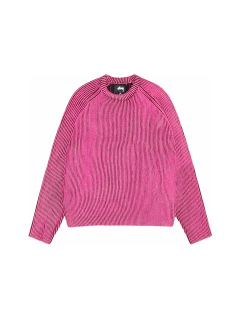 Stussy Contrast Rib Sweater Pink