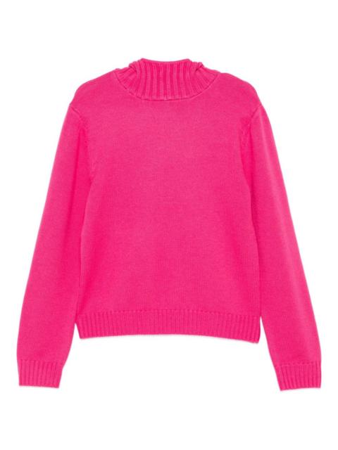 merino high-neck sweater