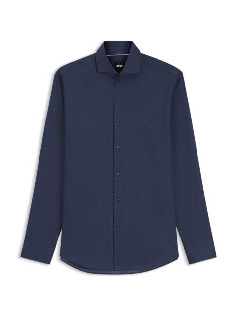 REGULAR-FIT SHIRT IN COTTON DOBBY