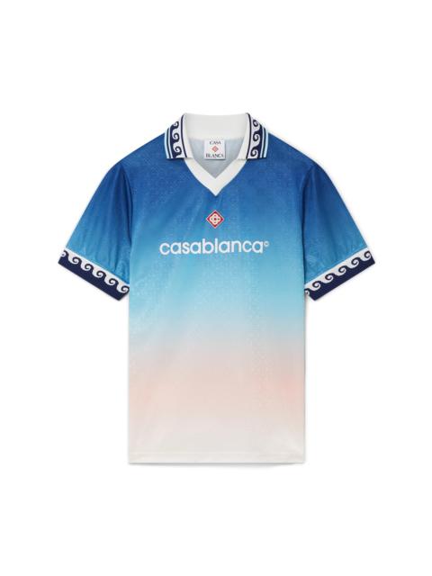Jacquard Gradient Football Shirt | Casablanca Paris