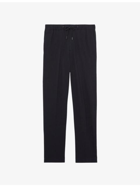Gerrard Slim-Fit Straight-Leg Stretch-Jersey Trousers