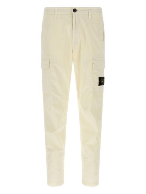 cargo-pockets logo-badge trousers