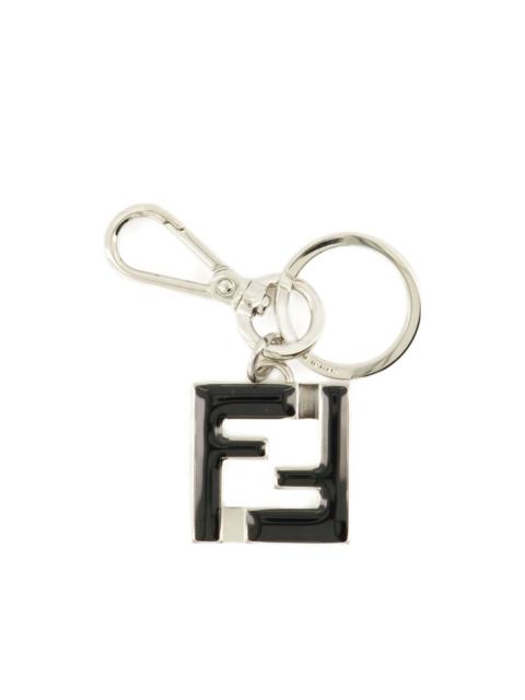 squared-logo lettering keyring