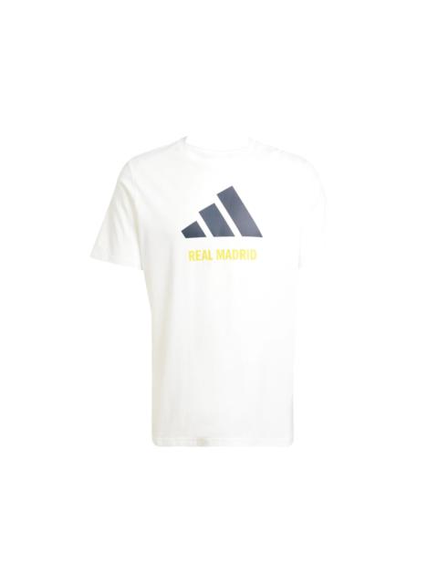 adidas Real Madrid Seasonal Graphic Tee White