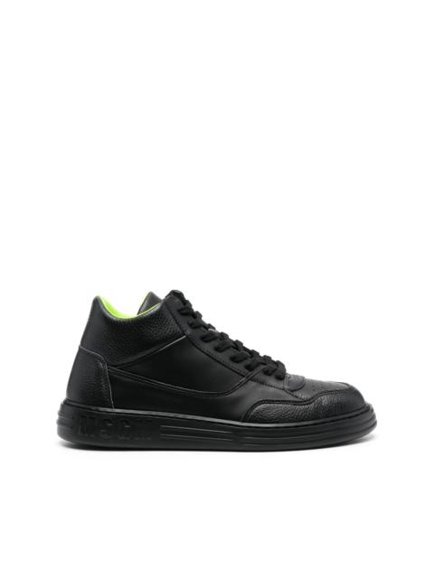 logo-print high-top sneakers