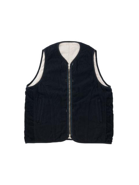 WAWONA DOWN VEST (W/LI NEP TWEED) NAVY