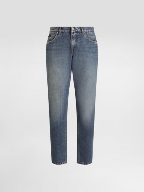 Regular cotton jeans