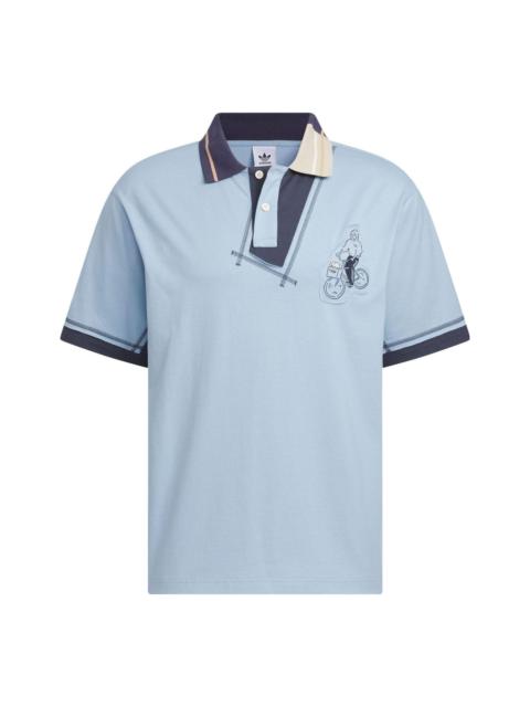 adidas Originals Polo Shirt (Gender Neutral) 'Blue' IS0637