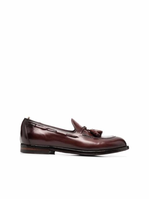 tassel-detail leather loafers