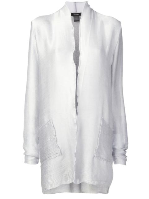 plissé cardigan