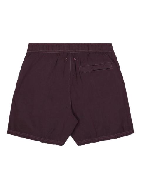 logo-patch swim shorts