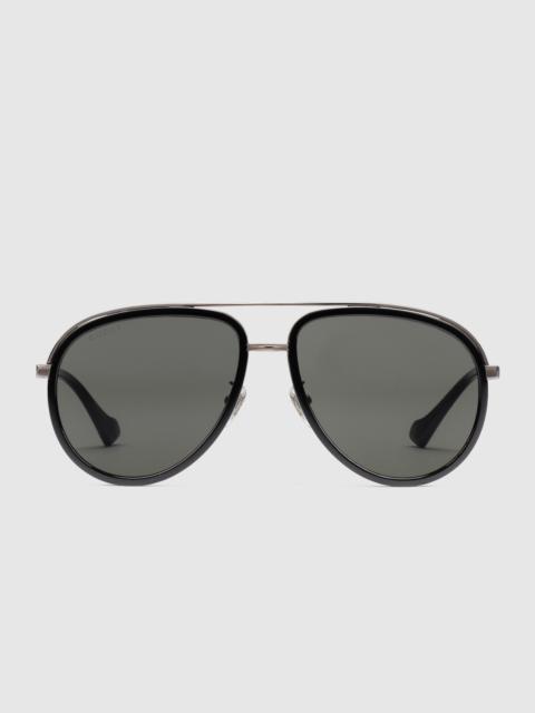 Aviator frame sunglasses