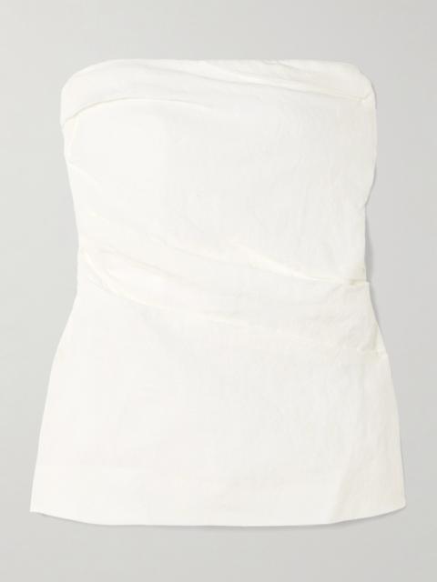 Izel Linen Bandeau Top