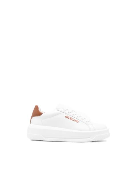 contrast panel sneakers