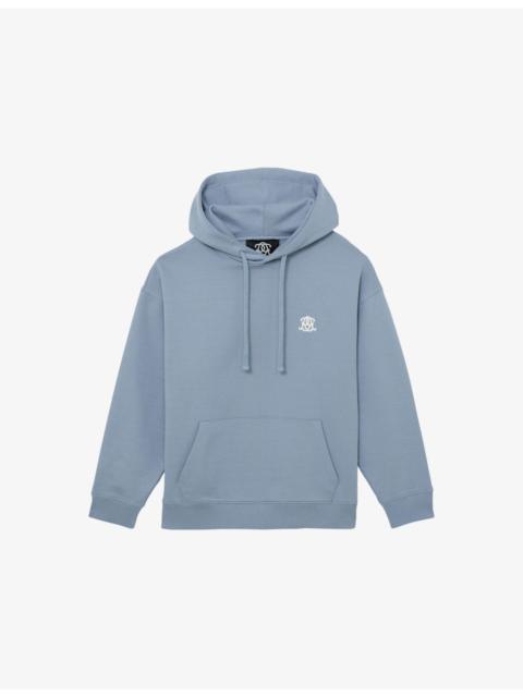 Conlin Monogram-Embroidered Cotton Hoody