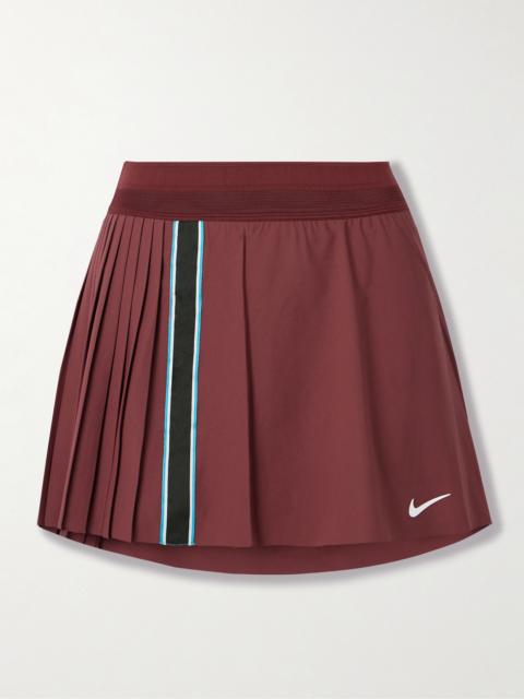 Nikecourt Slam Grosgrain-trimmed Dri-fit Tennis Skirt