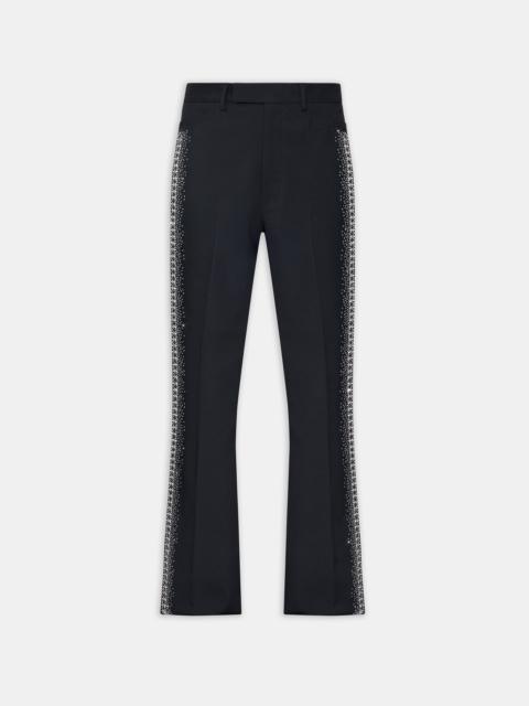 CRYSTAL STRIPE FLARE PANT