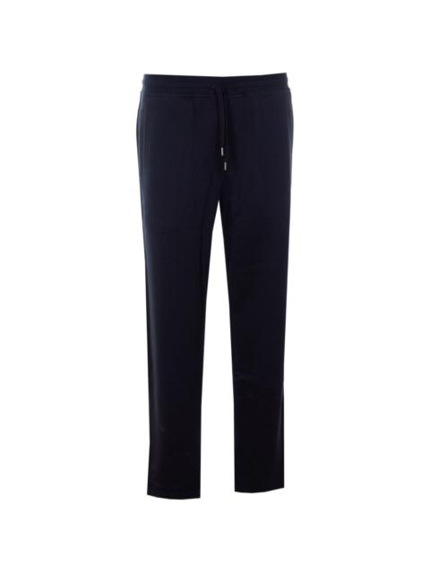 elasticated waist cotton track pants