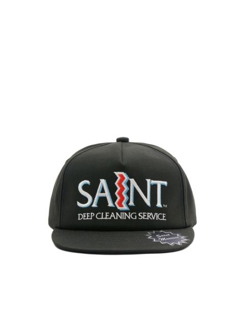 logo-embroidered baseball cap