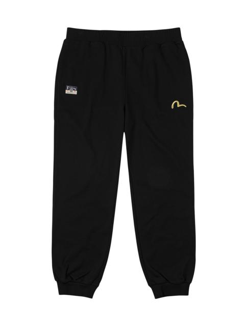 Seagull Embroidery EVISU Brocade Appliqué Straight Fit Sweatpants