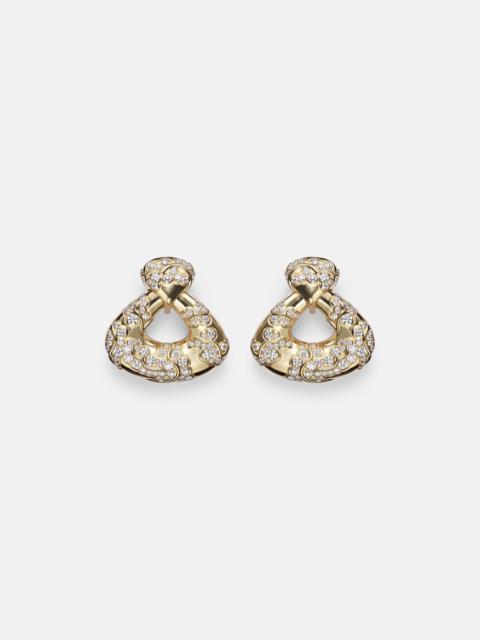 Annec 18kt gold earrings with diamonds