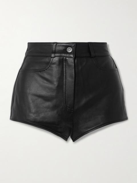 Loen Leather Shorts